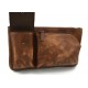 Herren leder vintage beutel retro ledertasche gürteltasche braun umhängetasche