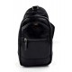 Mens waist leather women black shoulder bag ladies hobo bag travel back sling leather satchel backpack leather crossbody
