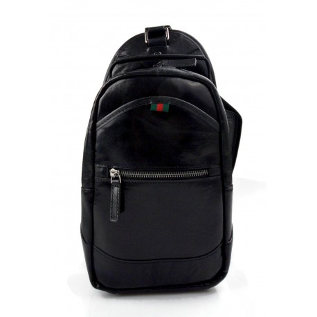 Mens waist leather women black shoulder bag ladies hobo bag travel back sling leather satchel backpack leather crossbody