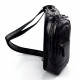 Sac à dos noir bandoulière en cuir sac homme sac à bandoulière homme femme en cuir sac d'épaule sac hobo sac de bureau