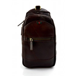 Mens waist leather women dark brown shoulder bag ladies hobo bag travel back sling leather satchel backpack leather crossbody