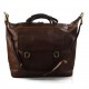 Leather dufflebag brown genuine leather shoulder bag weekender men women travel bag gym bag luggage sport bag duffel bag