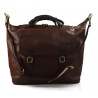 Bolso maleta de viaje bolso hombre bolso de cuero marron bolso mujer bolso de mano bolso con correas de cuero bolso viaje