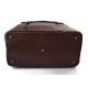 Leather dufflebag brown genuine leather shoulder bag weekender men women travel bag gym bag luggage sport bag duffel bag