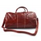 Sac de voyage en cuir homme femme bandoulière en cuir véritable sac de sport sac bagage à main rouge