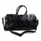 Sac de voyage en cuir homme femme bandoulière en cuir véritable sac de sport sac bagage à main noir