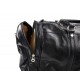 Sac de voyage en cuir homme femme bandoulière en cuir véritable sac de sport sac bagage à main noir