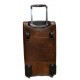 Sac voyage trolley voyage en cuir brun sac bagages a main en cuir carryon sac de cabine sac en cuir pilote