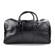 Bolso de viaje deportiva mujer bolsa de hombre con asas y correa de piel negro
