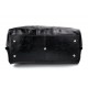 Leder reisetasche sporttasche schwarz damen herren schultertasche ledertasche