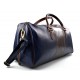 Sac de voyage en cuir homme femme bandoulière en cuir véritable sac de sport sac bagage à main bleu marron