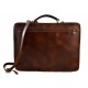 Carpeta de cuero bolso cartera de cuero bolso de hombre bolso de mujer bolso de piel messenger marron