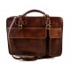 Leather shoulder bag briefcase carry on messenger bag leather ladies handbag mens office bag brown