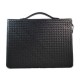 Maletin en piel genuina italiana cartera bolso cartera de cuero bolso de cuero negro