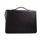 Maletin en piel genuina italiana cartera bolso cartera de cuero bolso de cuero marron oscuro