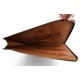 Leather folder A4 portofolio document file folder A4 leather zipped document leather bag office folder document organiser brown