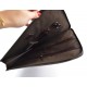 Leather folder A4 portofolio document file folder A4 leather zipped document leather bag office folder organiser dark brown