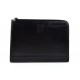 Maletin cartera en piel genuina italiana cartera bolso cartera de cuero negro organizador cuero carpeta de archivos