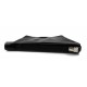 Leather folder A4 document file folder A4 leather zipped document retractable handles office folder  portofolio black