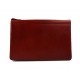 Leather folder A4 document file folder A4 red leather zipped document folder bag office folder document organiser