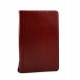 Leather folder A4 document file folder A4 red leather zipped document folder bag office folder document organiser