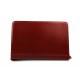 Leather folder A4 document file folder A4 red leather zipped document folder bag office folder document organiser