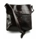 Bolso bandolera de cuero bolso espalda bolso hombre piel bolso de cuero marron oscuro