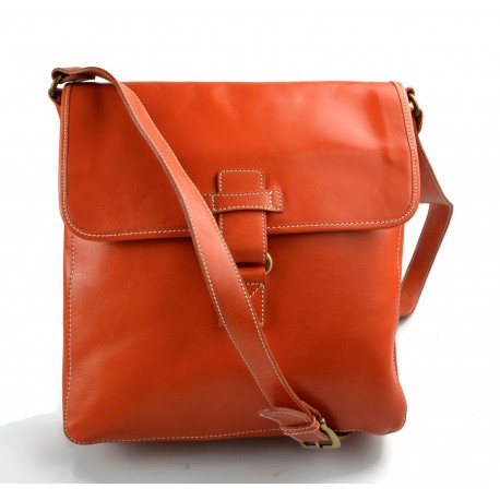 Leder umhängetasche leder gürteltasche leder hüfttasche schultertasche tragetasche orange