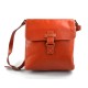 Leder umhängetasche leder gürteltasche leder hüfttasche schultertasche tragetasche orange