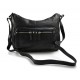 Sac cuir femme noir sac en cuir d'èpaule bandoulierè en cuir