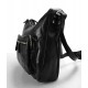 Ladies buffalo leather black handbag women purse
