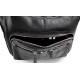 Ladies buffalo leather black handbag women purse