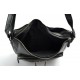 Ladies buffalo leather black handbag women purse