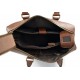 Cartella uomo donna borsa vera pelle porta notebook porta tablet marrone