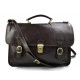 Leder herren aktentasche messenger ledertasche umhangetasche schultertasche tragetasche dunkel braun