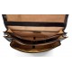 Briefcase leather office bag backpack shoulder bag conference bag mens business dark brown