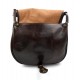 Ladies handbag hobo bag shoulder bag  crossbody bag made in Italy genuine leather satchel leather bag dark brown