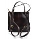Damen tasche handtasche dunkelbraun ledertasche damen ledertasche