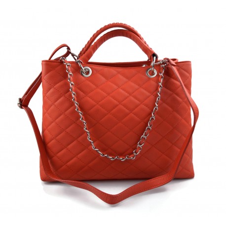 Coral leather purse online