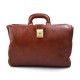 Doctor bag honey leather handbag men leather bag women briefcase