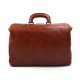 Doctor bag honey leather handbag men leather bag women briefcase