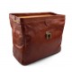 Doctor bag honey leather handbag men leather bag women briefcase