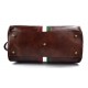 Sac de voyage cuir sac bagage sac bagage a main drapeau italien marron