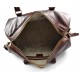 Sac de voyage cuir sac bagage sac bagage a main drapeau italien marron