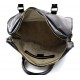 Leather travel bag duffle bag black gym bag Italian flag weekender