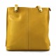Ladies handbag yellow leather bag clutch backpack crossbody women