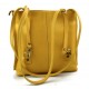 Ladies handbag yellow leather bag clutch backpack crossbody women