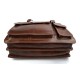 Leather shoulder bag briefcase carry on messenger bag leather ladies handbag men brown