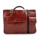 Carpeta de cuero bolso cartera de cuero bolso de hombre bolso de mujer bolso de piel messenger rojo