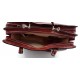Leather shoulder bag briefcase carry on messenger bag leather ladies handbag men red